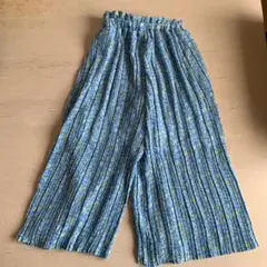 BEAMS::mini 花柄プリーツパンツ 130 かわいい　うら付き　ゴム