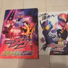 映画仮面ライダーガブゴジュージャー劇場初回限定DVD付きパンフレットフライヤー
