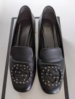 【美品】GUCCI レザーシューズ
