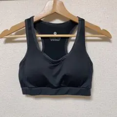 黒 スポーツブラ ヨガウェア