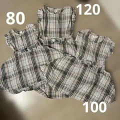 【80&100&120】DADDY OH DADDY ワンピース 3着セット