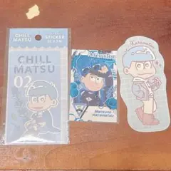 おそ松さん カラ松 チェキ風カード ステッカー バースデー