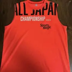 ALL JAPAN CHAMPIONSHIP 2022 タンクトップ オレンジ