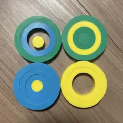 ※yukipom210　童具館　ケルンモザイク円弧➕円➕わくわくトレイ ケルンモザイク円弧セット | 童具館｜オンラインショップ