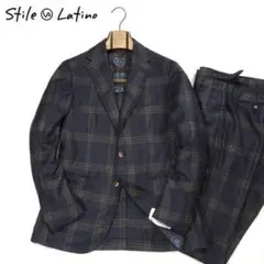 【定価35.2万・新品・46】 STILE LATINO ウール3Bスーツ