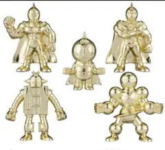 キン肉マン ダイキャストキンケシ11 金メッキver. 全5種類セット【新品】