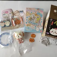 ちいかわ寿司　フィギュア　パチパチデコネーム　シーサー　くりまじゅう　セット