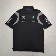 ✨美品！L✨Mercedes AMG PETRONAS ポロシャツ 黒