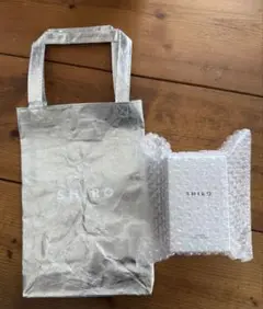 SHIRO ディフューザー グラスベースミニ ミニバッグ シロ ノベルティ