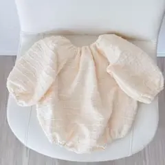新品✨ スモック ロンパース　ドレス　バースデー 70　衣装　撮影　100日