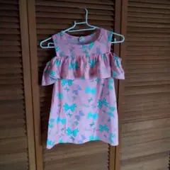 ANAP Kids リボン柄チュニック 120