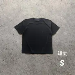 ボックスTシャツ 黒 S