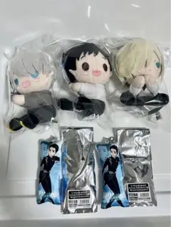 ユーリ!!! on Ice ぴたぬい　勇利・ヴィクトル・ユリオセット＋おまけ2点