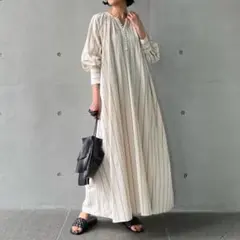R JUBILEE ストライプロングワンピース