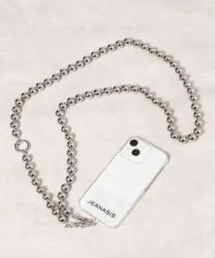 JEANASIS ボールチェーンスマホショルダ－