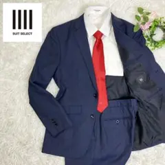 SUIT SELECT スーツセレクト　セットアップスーツ　ネイビー　Lサイズ