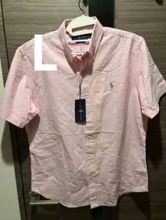 未使用　ラルフローレン Ralph Lauren 半袖シャツ Lサイズ ピンク