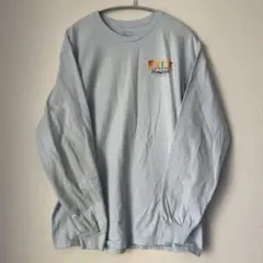 アメリカ古着 EXILE CHARTERS 長袖Tシャツ ライトブルー