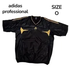アディダスプロフェッショナル adidas 野球 半袖 Vジャン ピステ 黒 O
