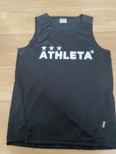 アスレタ ATHLETA ブラック ノースリーブ タンクトップ 150