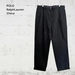 PoloRalphLauren 90s HAMMONDChino 38x32 黒
