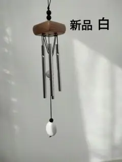 新品未使用　風鈴　木製　金属製 ビーズ　木　夏　軒下　インテリア　小物　飾り　音