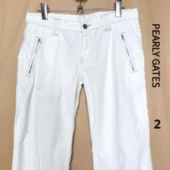 PEARLY GATES レディースコットンパンツ サイズ2