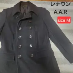 【美品】レナウン A.A.R ピーコート Mサイズ ウール、カシミヤ