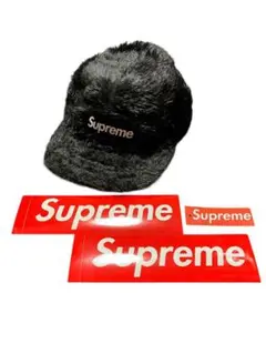 ●新品 Supreme Fuzzy Camp Cap キャンプキャップ ブラック