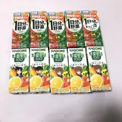 野菜生活100コナン5本と1日分の野菜5本