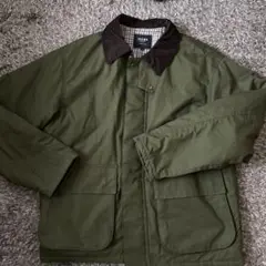 BEAMS HEART オリーブグリーン カバーオール コーデュロイ襟