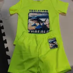 トラレロトラララ AIモンスター サメプリント Tシャツ＆ショートパンツ 120
