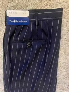 Polo Ralph Lauren ネイビーストライプスラックス