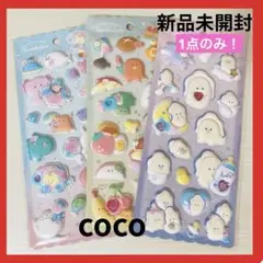 【新品未開封】つぶらな瞳　シール　ぷくぷくシール　お弁当　水族館　なまがき　3種