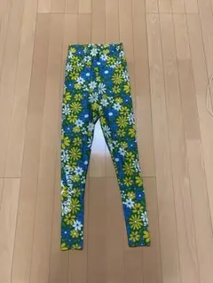 Bitter sweet レギンス花柄グリーン Mサイズ