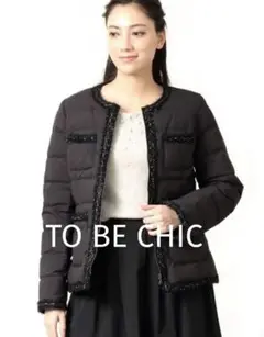 TO BE CHICトゥービーシックマイクロツイルピーチダウン ジャケット