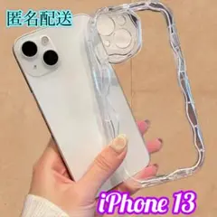 iPhone 13 クリア スマホケース 透明 シェイカー 人気 推し活
