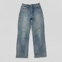 【別注】Healthy♡ストレートデニムパンツ　ストレッチ　レディース　24