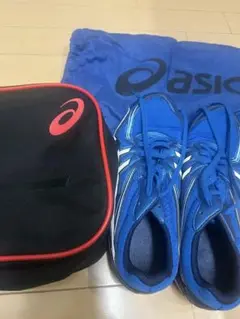 ASICS EFFORT 陸上用スパイクシューズ ネイビー/ブルー　26cm