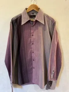ベンシャーマンBen Sherman ストライプ 長袖シャツ M