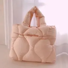 MIUMIU キルティングナイロントートバッグ ミュウミュウ