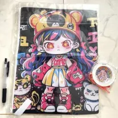 DORA dora ドラちゃん　ポーチチャック付き 収納ポーチ　芳香剤おまけ付き