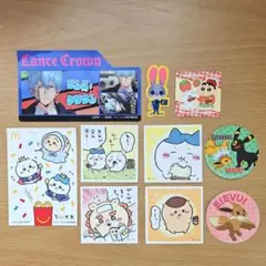 ステッカー　10枚セット　ちいかわ　ポケモン　しんちゃん　ズートピア　マッシュル