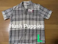 （新品）Hush Puppies 半袖シャツ Lサイズ チェック柄