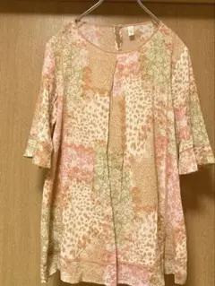 Golden Bear 花柄ブラウス　L