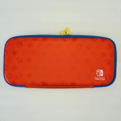 【極美品】　ニンテンドー switch マリオレッド ブルー キャリングケース
