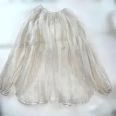 長袖シャツ クリーム色 L