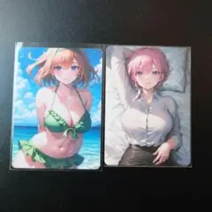 ウラシク　セクシーカード　美少女　五等分の花嫁　海外④　中野四葉　中野五月