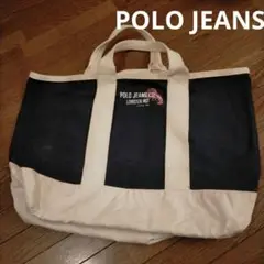 Polo Jeans Company アメリカ国旗トートバッグ Vintage Ralph Lauren POLO JEANS Co. Tote Bag Red USA Flag