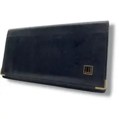 ダンヒル　レザー　カードケース　札入れ　ウォレット　黒　ブラック
